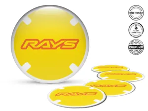 Rays Ruota Badge Edizione Etichette Cupola Resina